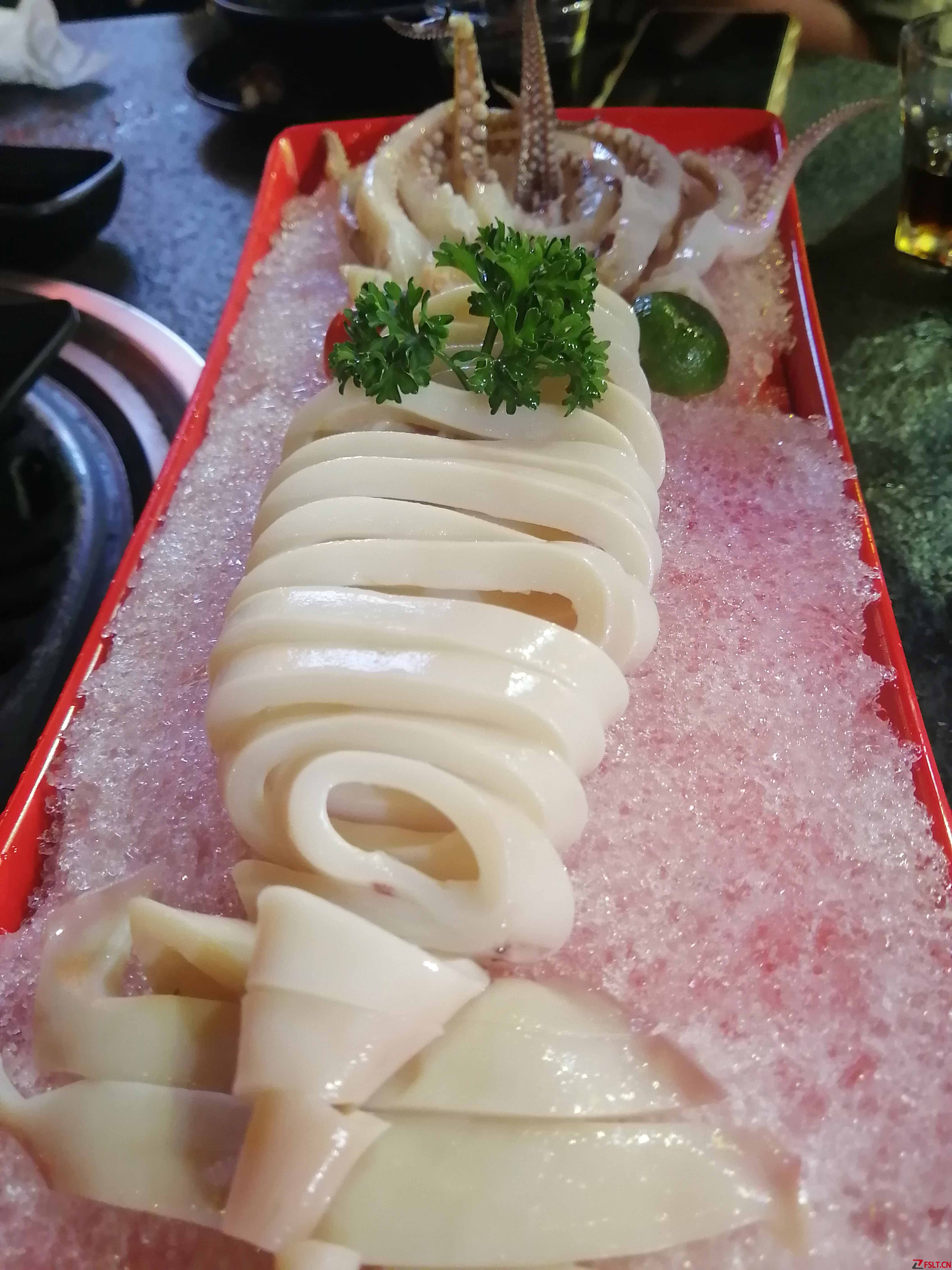 冬天吃冰鎮(zhèn)魷魚真不錯！